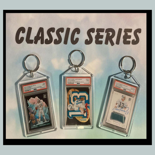 3466B Dan Marino 3 Pack Classic Bundle - 3 Different Custom Novelty Keychains FBL