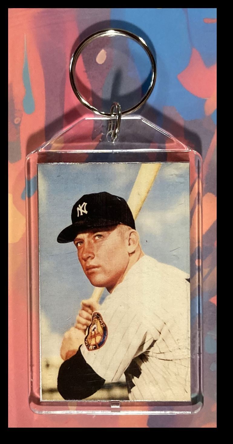 3293 Mickey Mantle Custom Hand Made Keychain - Makes A Great Gift BBL KYC