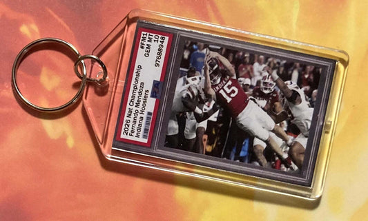 3738 Fernando Mendoza 2026 Nat Championship Mockup Custom Hand Made Keychain FBL