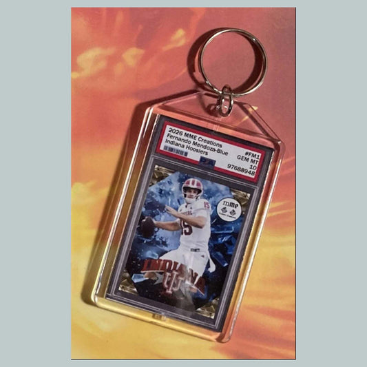 3740 Fernando Mendoza 2026 Nat Championship Mockup Custom Hand Made Keychain FBL