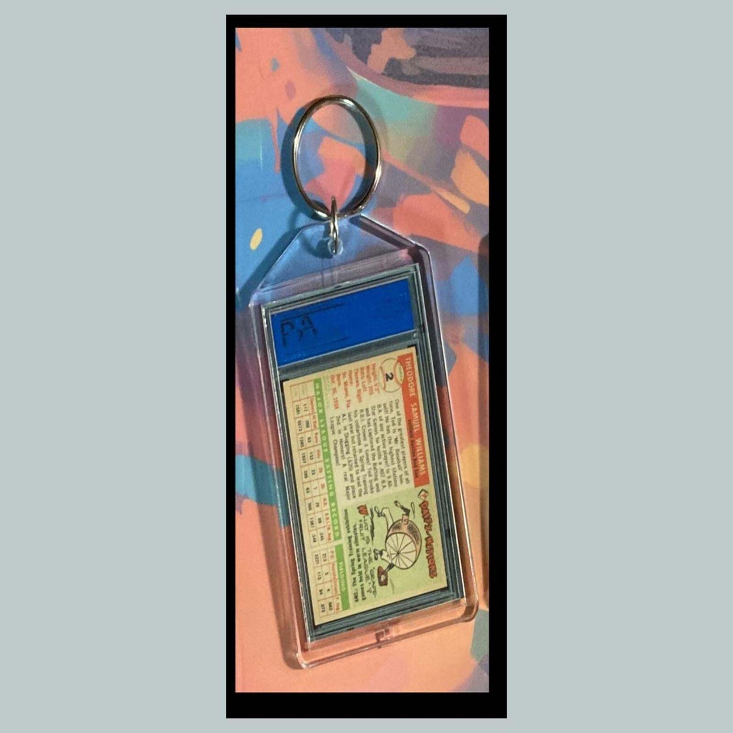 3443 Ted Williams 1955 Custom Hand Made Novelty Keychain -Makes A Great Gift BBL KYC