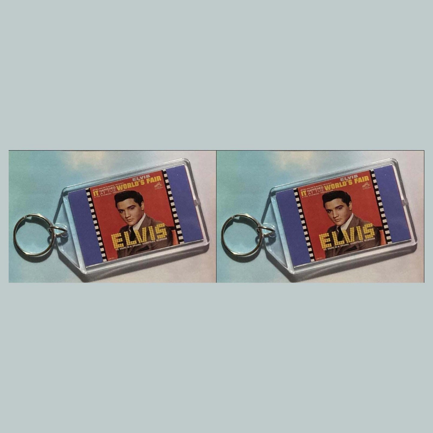 3560 Elvis Presley 1963 Worlds Fair Custom Keychain A Great Gift MSC KYC