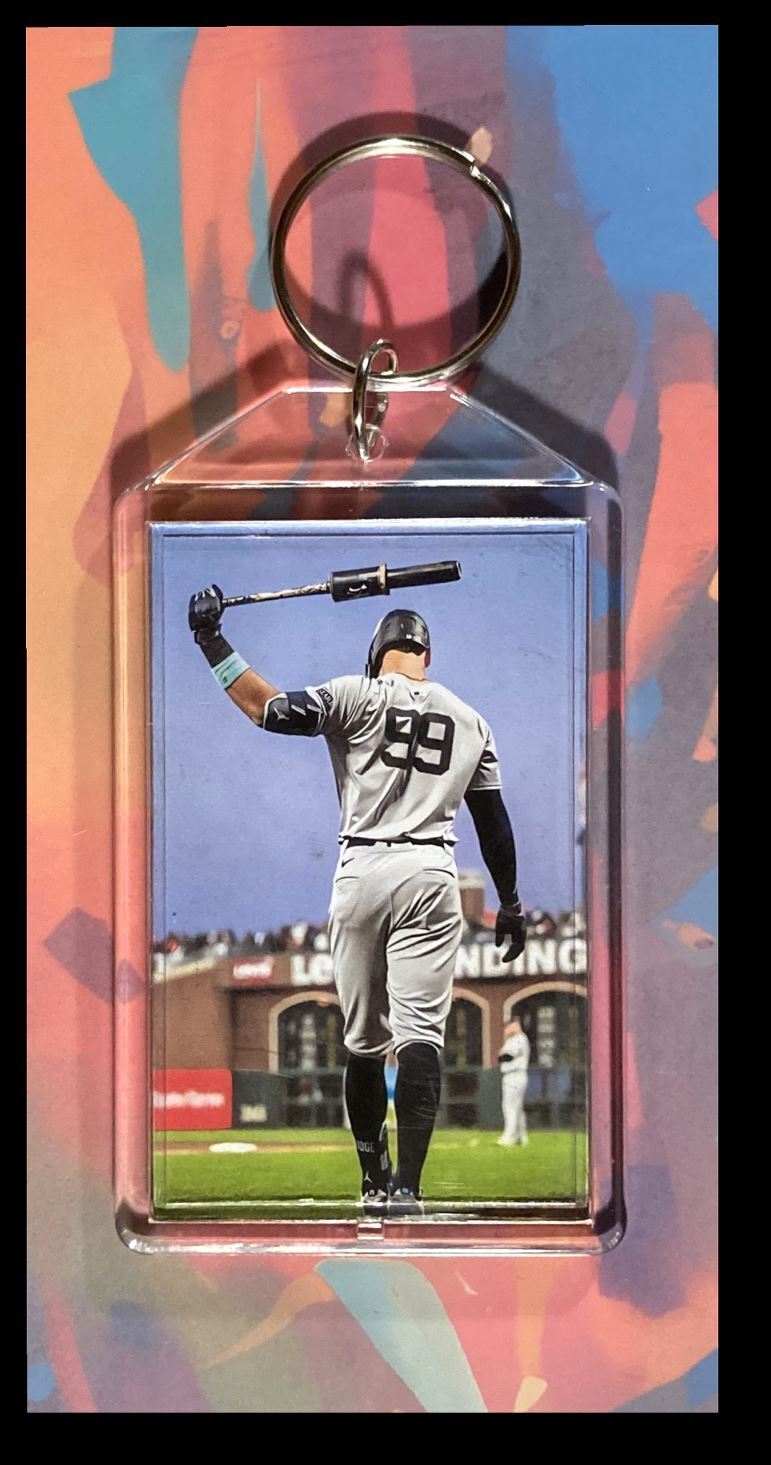 3357 Aaron Judge Back Custom Hand Made Keychain-Makes A Great Gift BBL KYC