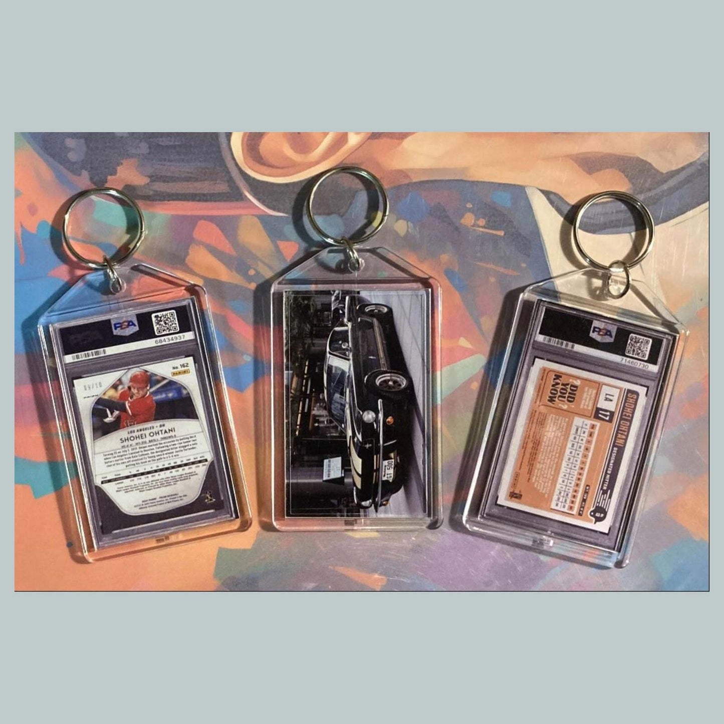 3549 Shohei Ohtani 1966 Ford Mustang Shelby GT350-H Special Edition Keychains BBL KYC