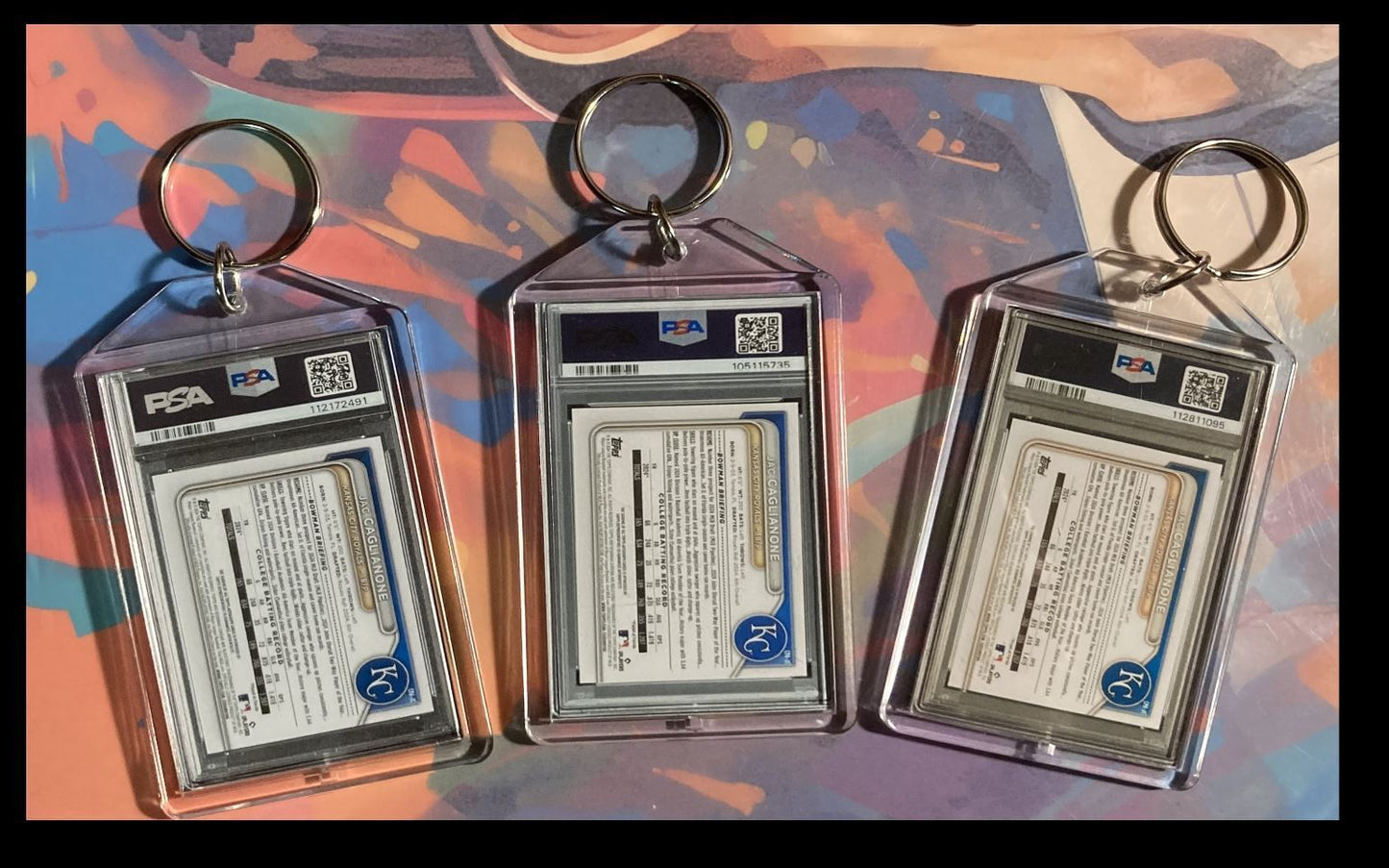 3217 Jac Caglianone 3 Pack Bundle  Keychains BBL KYC