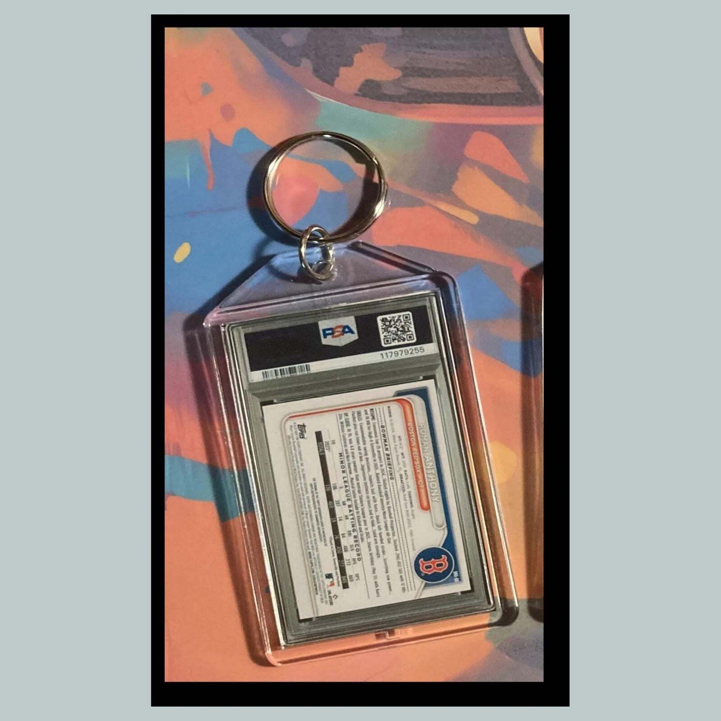 3480 Roman Anthony 2024 Chrome Black Auto Custom Hand Made Keychain A Great Gift BBL KYC