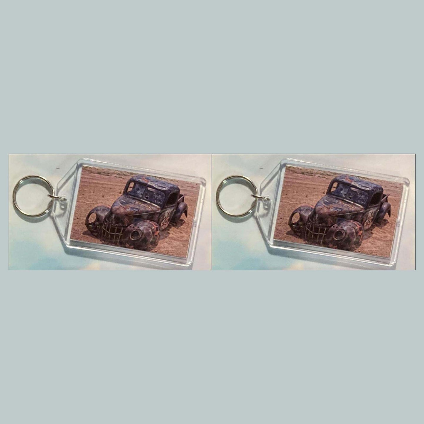 3578 1945 Ford F-150 Broken Down Acrylic Keychain | Vintage Automobile Keychain MSC KYC