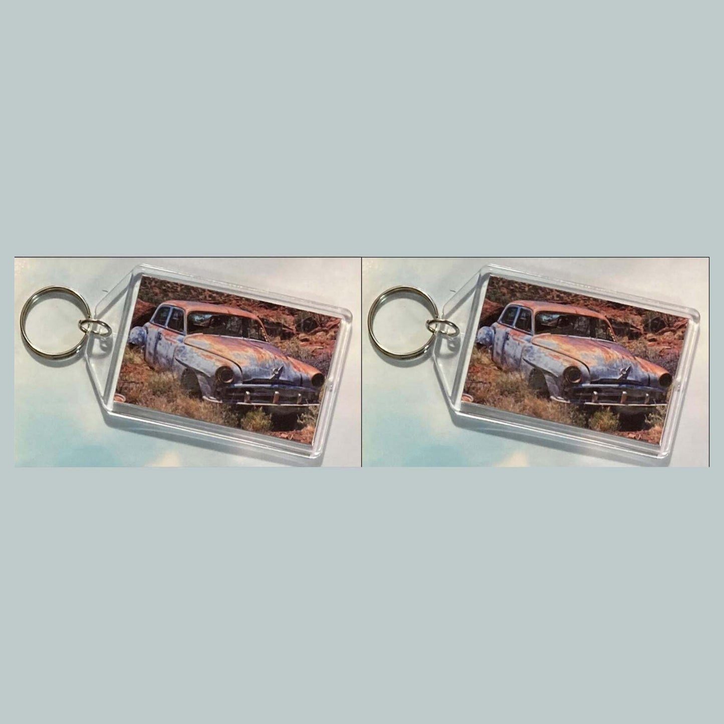 3581 1951 Plymouth Cranbrook In Desert  Keychain | Vintage Automobile Keychain MSC KYC