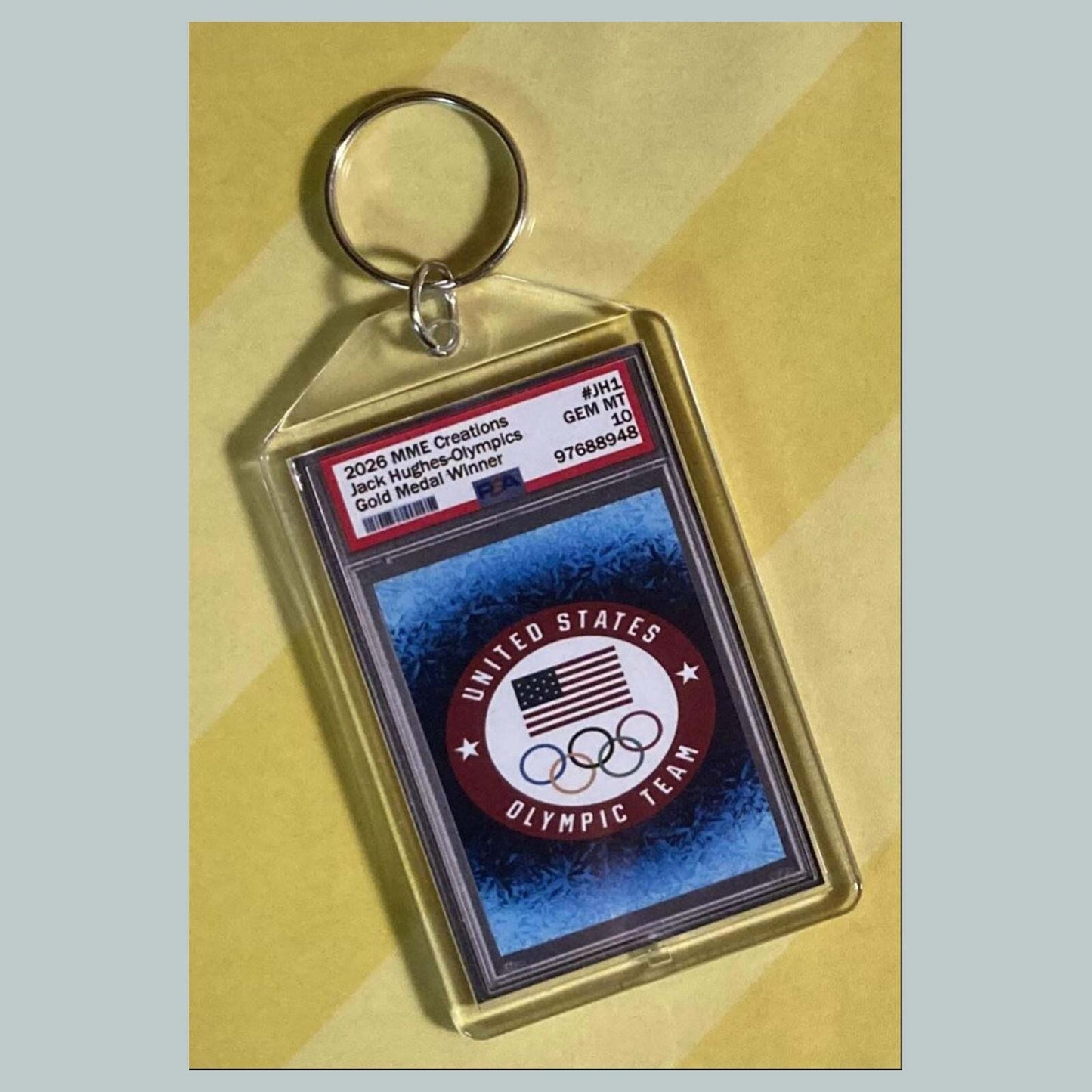 3784 Custom Hand Made Keychain MSC KYC