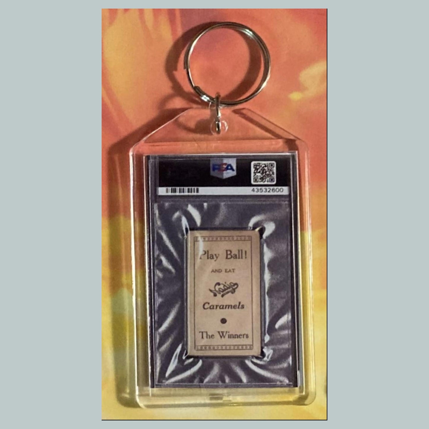 0685 Ty Cobb 1909 E92 Nadja Caramel Custom Hand Made Keychain