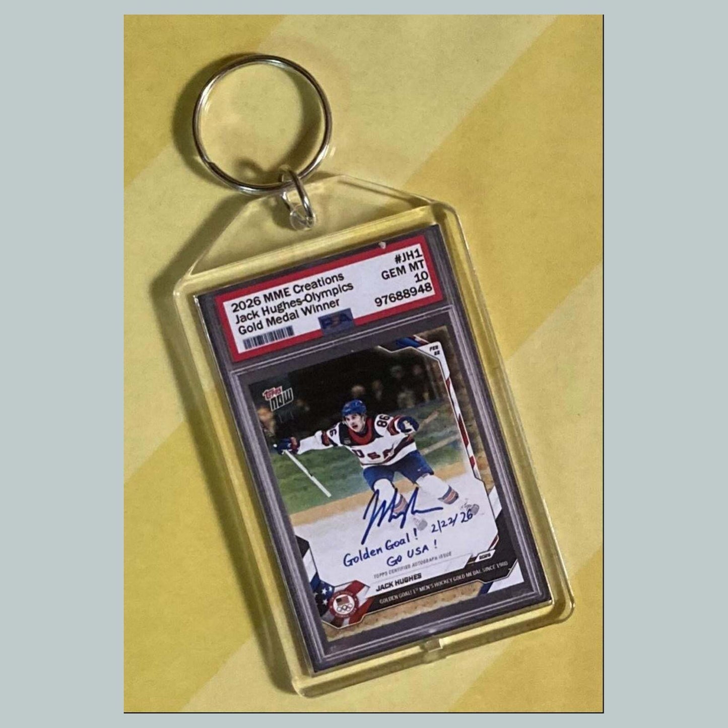 3784 Custom Hand Made Keychain MSC KYC