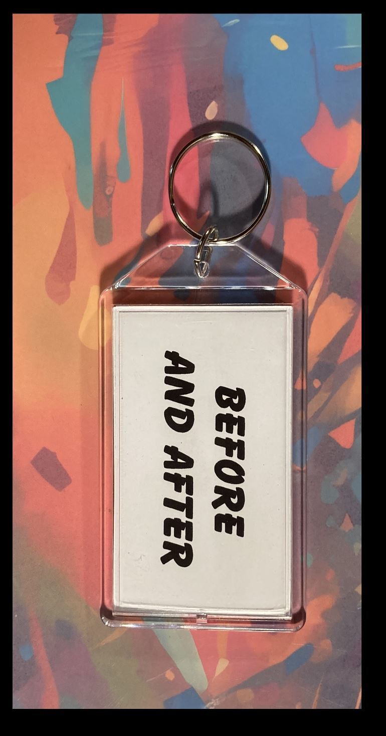3352 Trump Before And After Proof  Custom Hand Made Keychain-Makes A Great Gift KYC MSC
