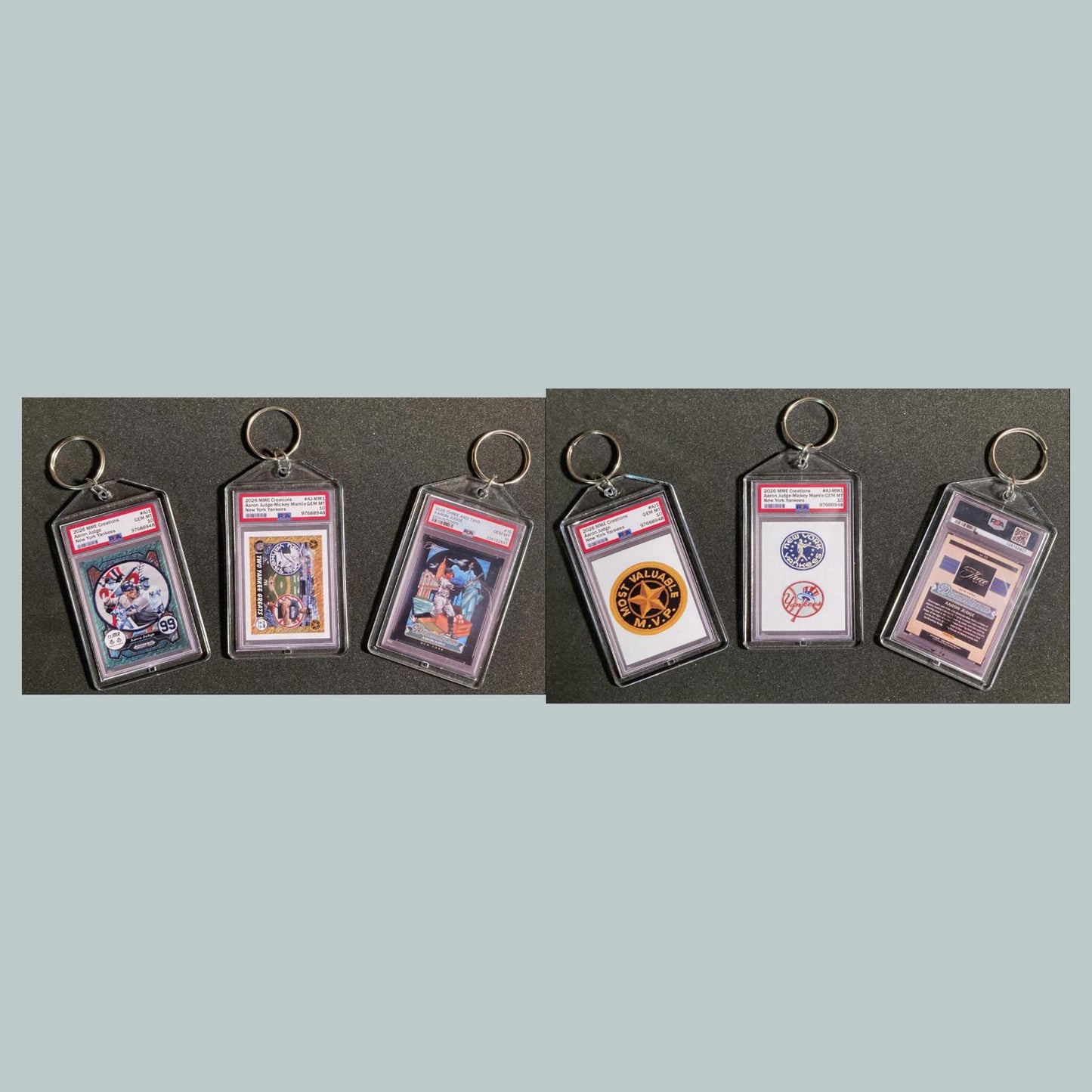 0829B egduJ noraA 3 Pack Bundle-Custom Hand Made Keychains