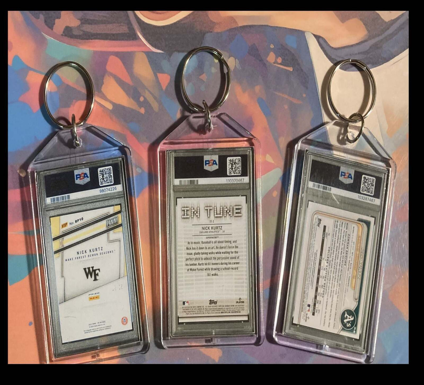 3227 Nick Kurtz 3 Pack Bundle  Keychains BBL KYC