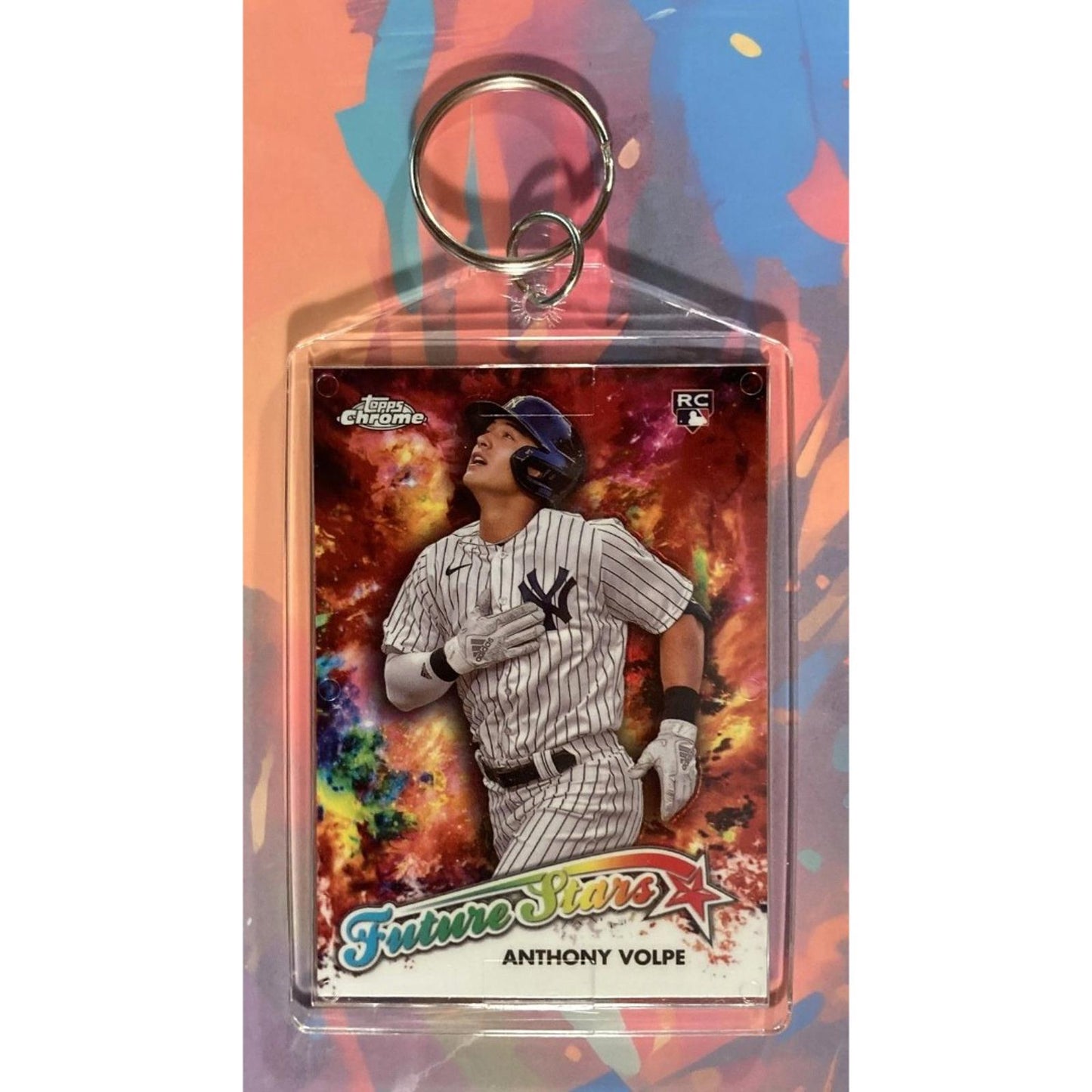 0220 Anthony Volpe Custom Made Keychain Made With A Real Card Makes A Great Gift