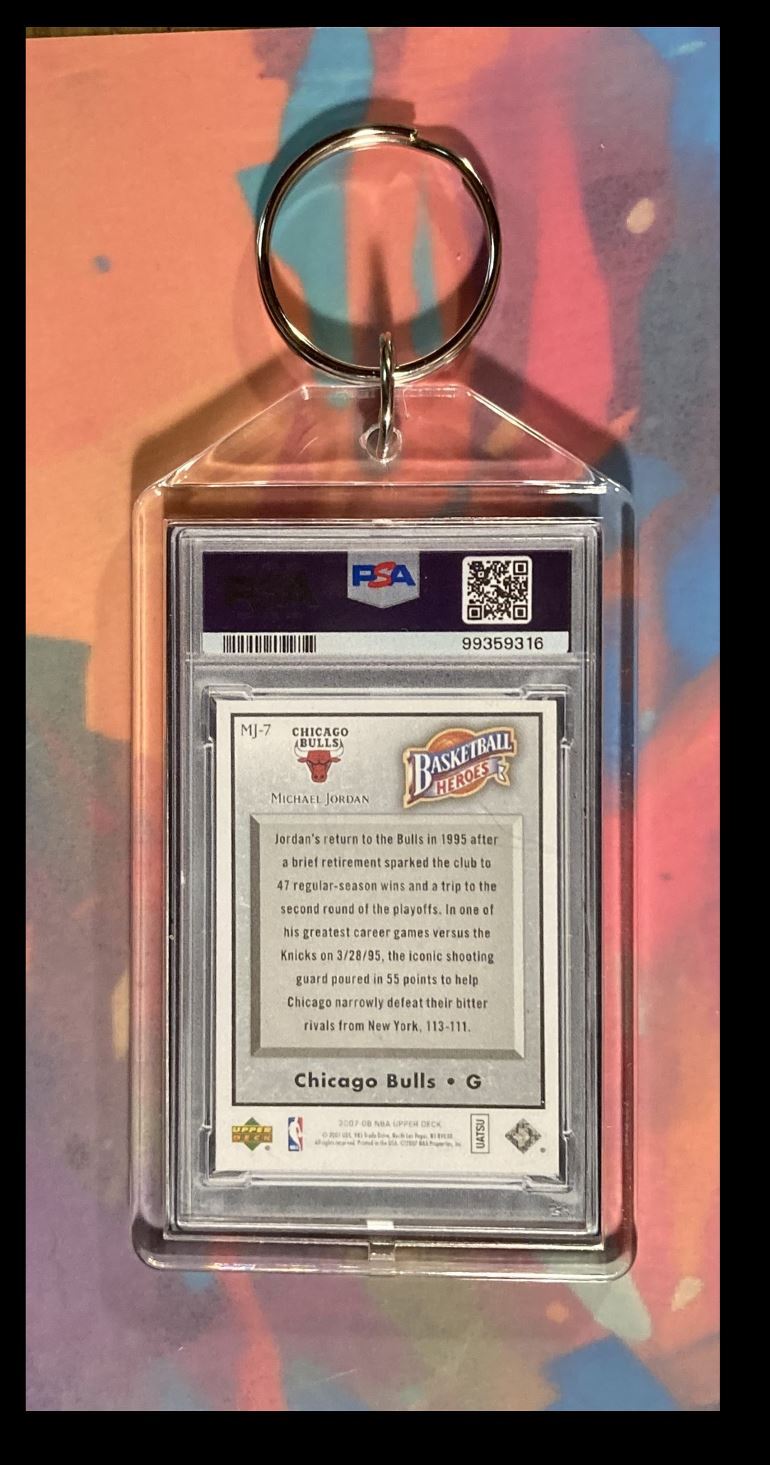 3007 Michael Jordan Fantasy Mockup Custom Keychain - Great Gift BKL KYC