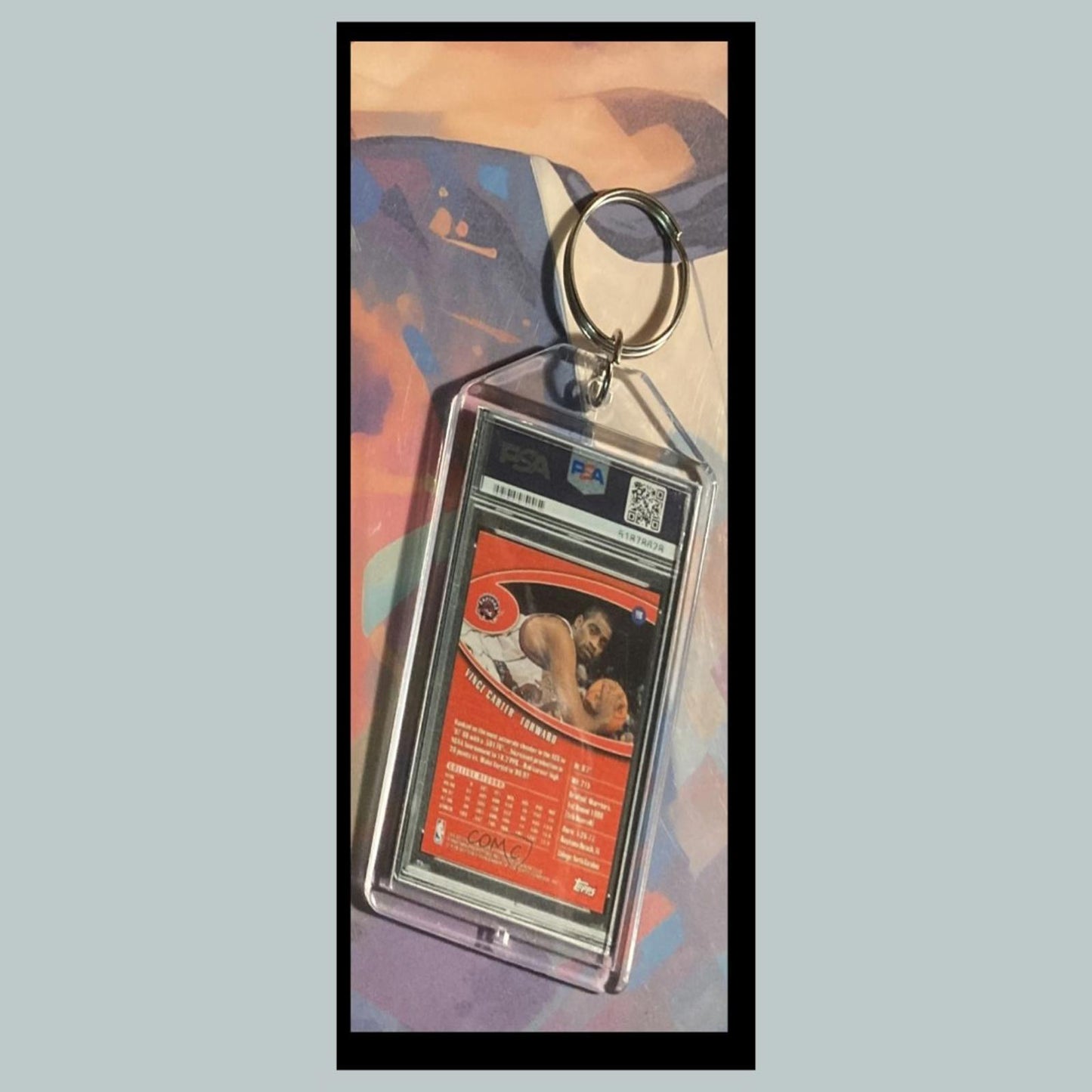 0456 Vince Carter 1998 Custom Hand Made Novelty Keychain Makes A Great Gift