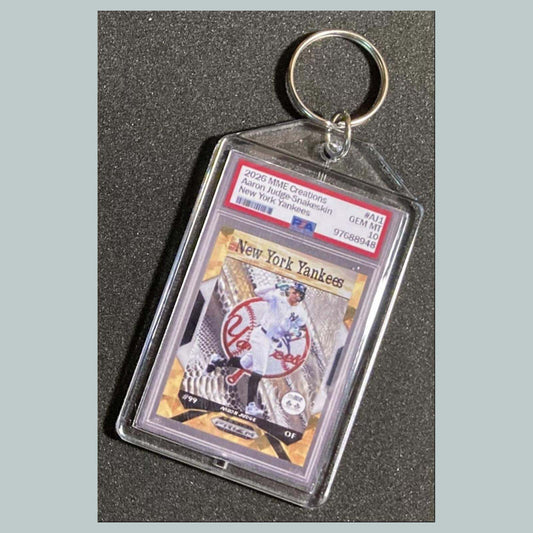 3793 Aaron Judge Gold Snakeskin Mockup Keychain BBL KYC