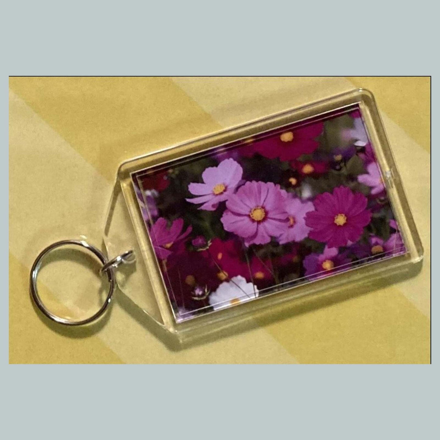 3680 Cosmos Acrylic Keychain | Floral Keychain | Flower Lover Gift MSC KYC
