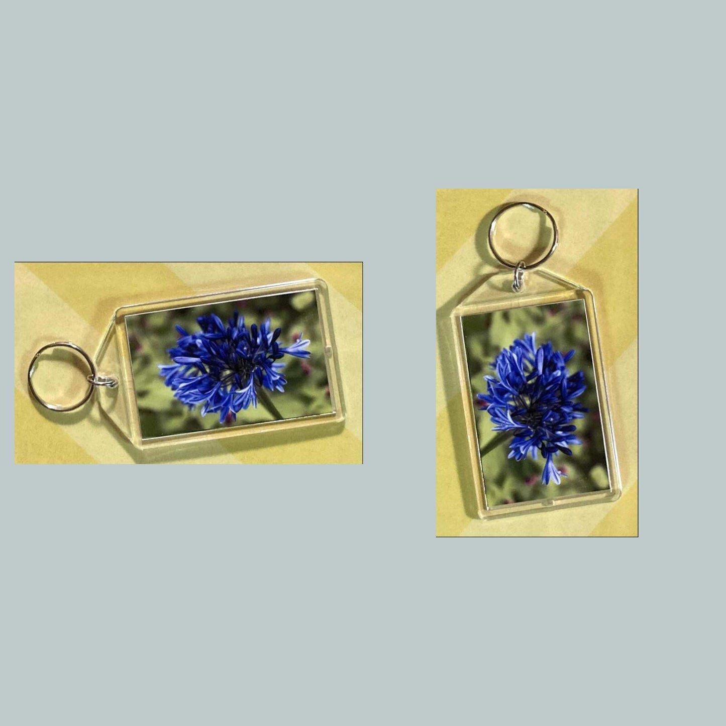 3700 Flowers - Lily of the Nile Custom Hand Made Keychain MSC KYC