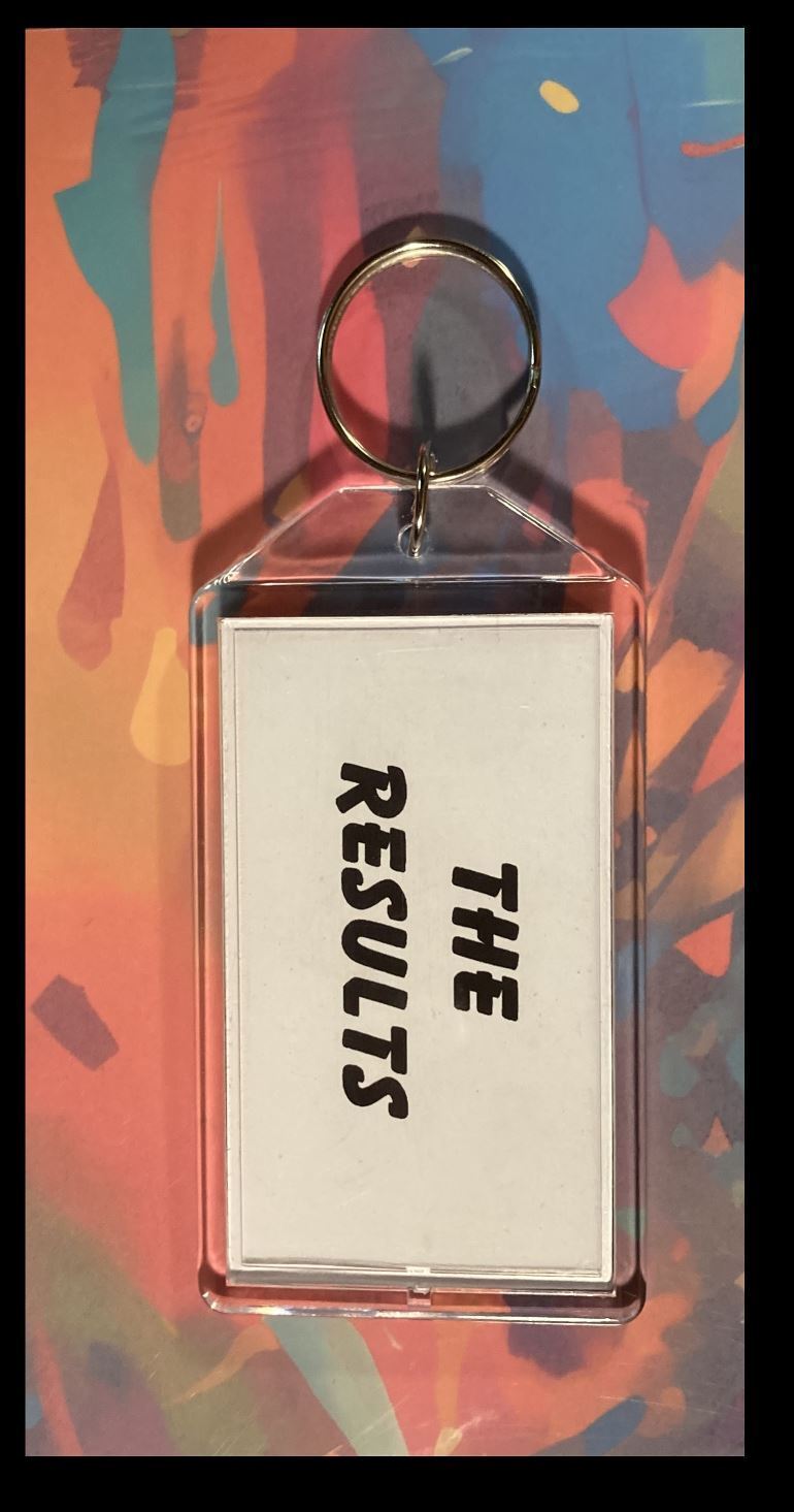 3351 Trump The Results As Expected  Custom Hand Made Keychain-Makes A Great Gift KYC MSC