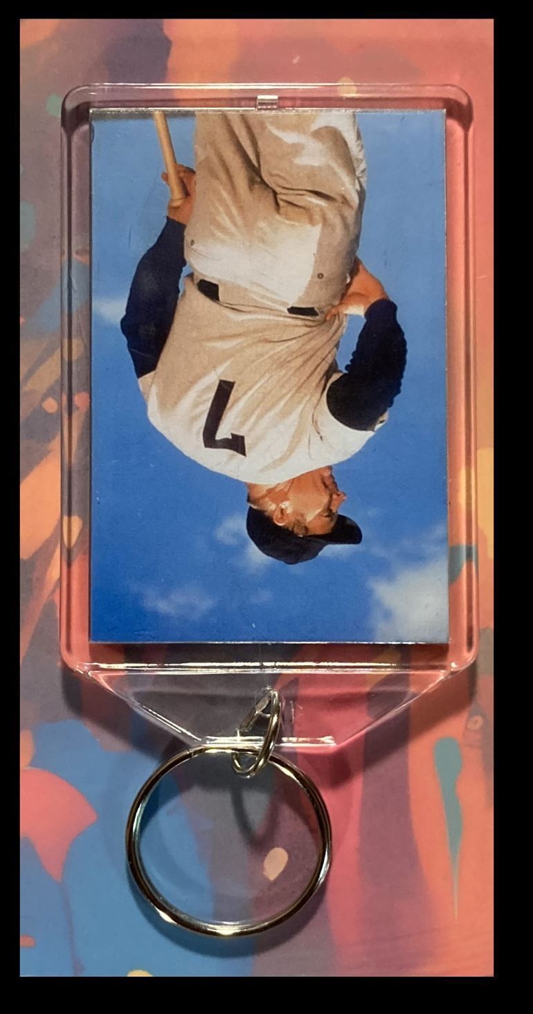 3290 Mickey Mantle Back Custom Hand Made Keychain - Makes A Great Gift BBL KYC
