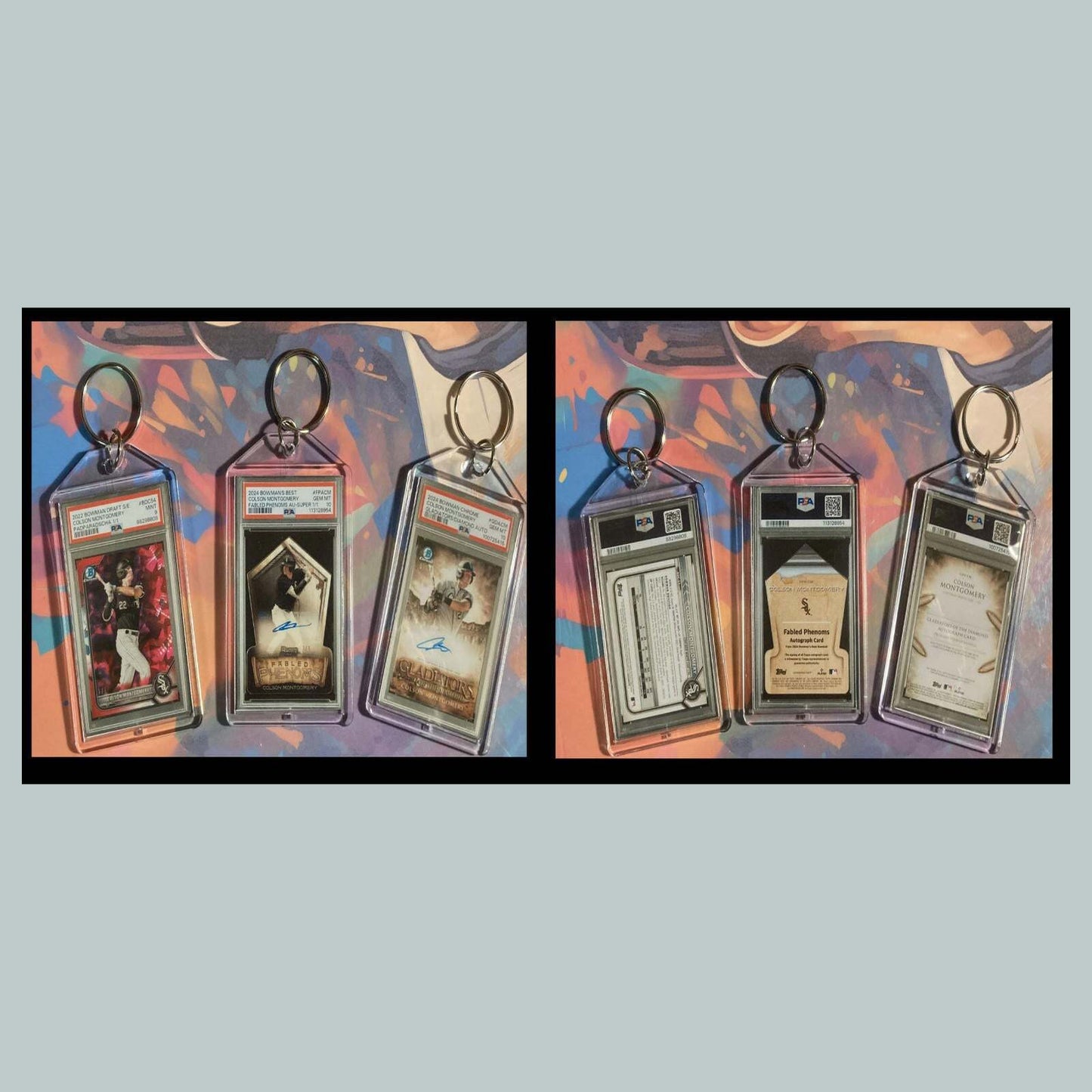 3465B Colson Montgomery 3 Pack Bundle -3 Different Custom Novelty Keychains-Gift BBL KYC