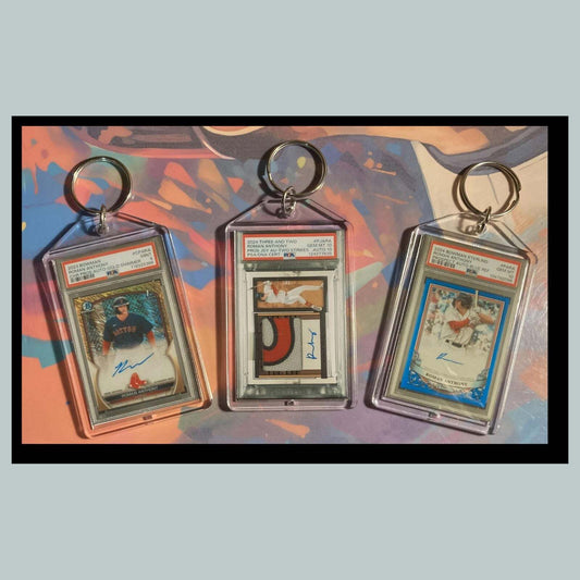 3472B Roman Anthony 3 Pack Bundle - 3 Different Custom Novelty Keychain - Gift BBL KYC