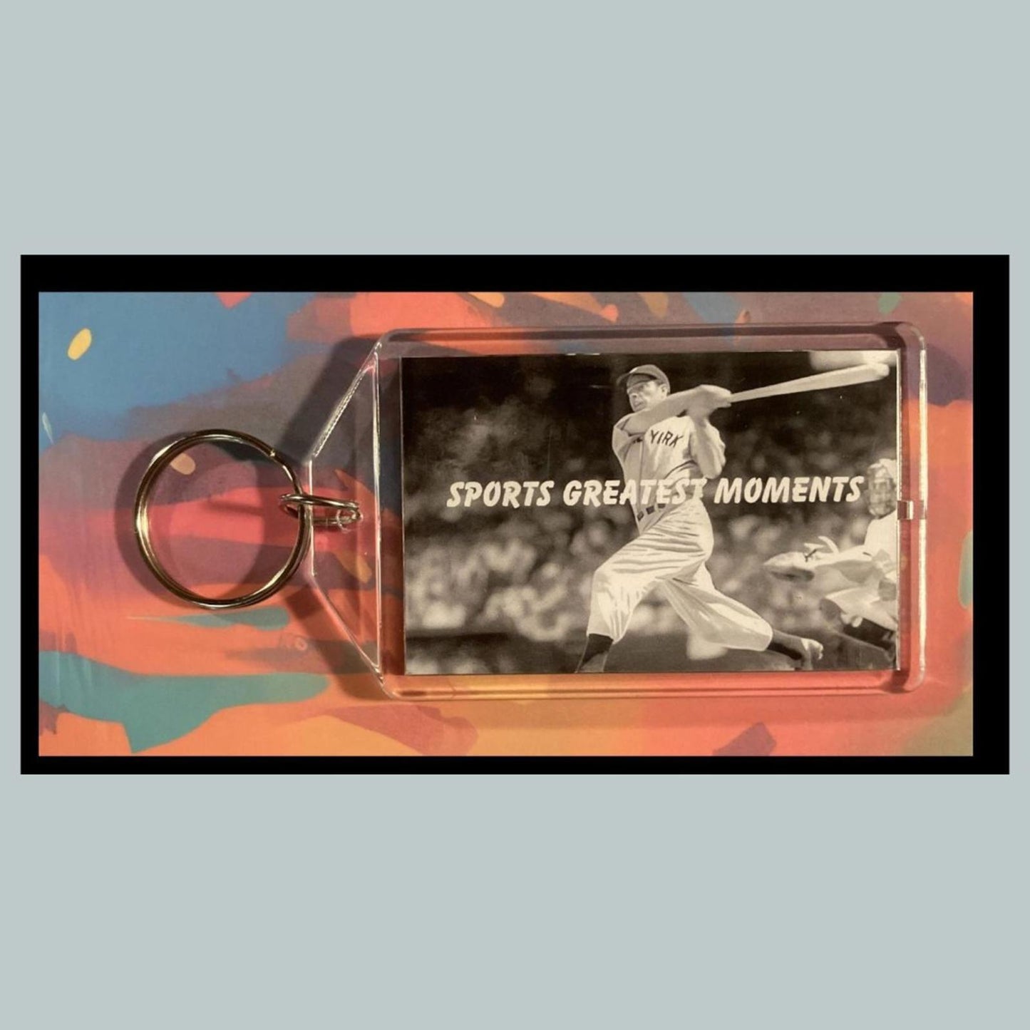 0378 Joe Dimaggio - Sports Greatest Moments Keychain - Makes A  Great Gift