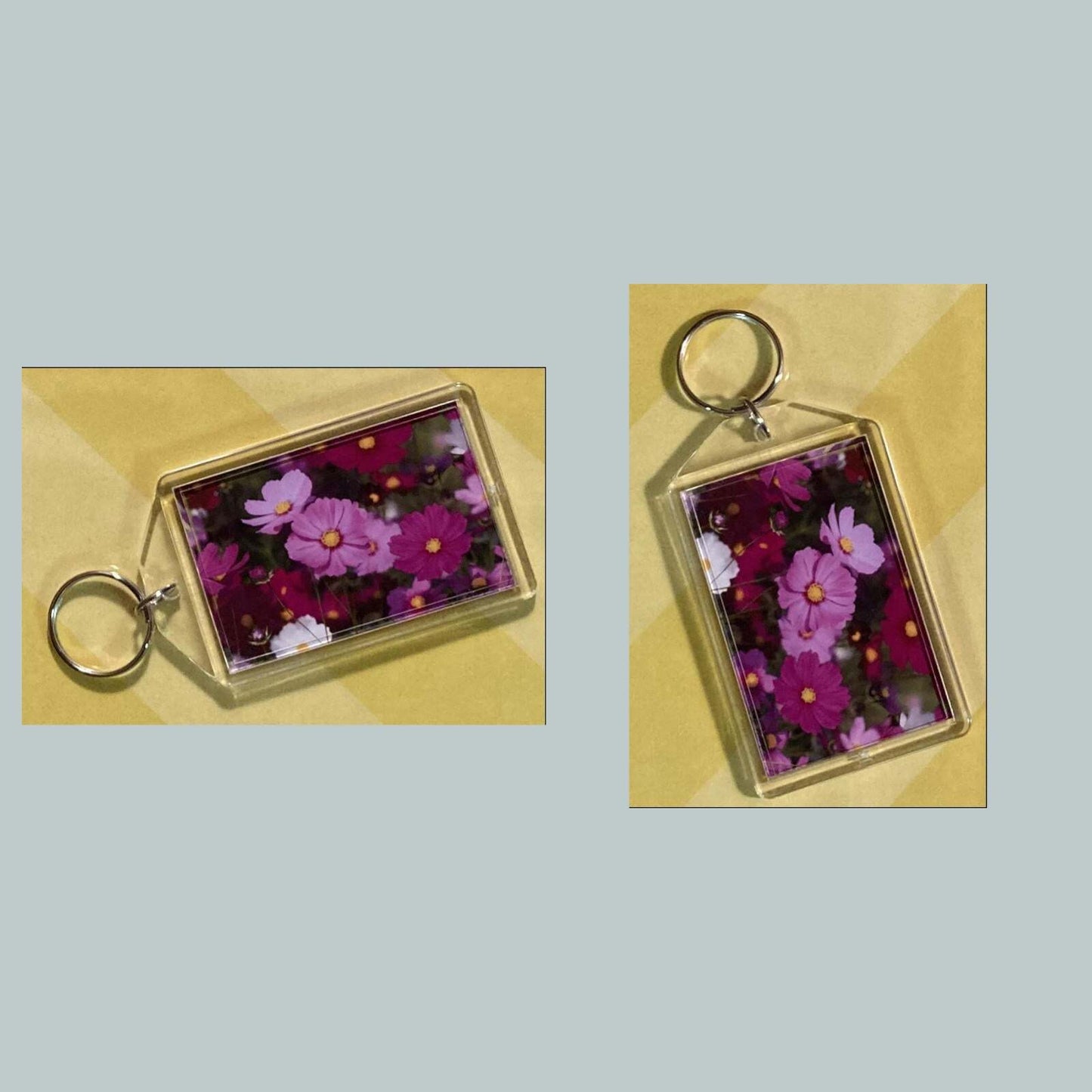 3680 Cosmos Acrylic Keychain | Floral Keychain | Flower Lover Gift MSC KYC
