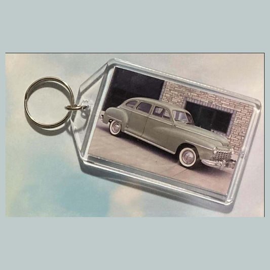 3552 1948 Dodge D-24 Custom Four-Door Sedan Keychain Vintage Automobile Keychain MSC KYC