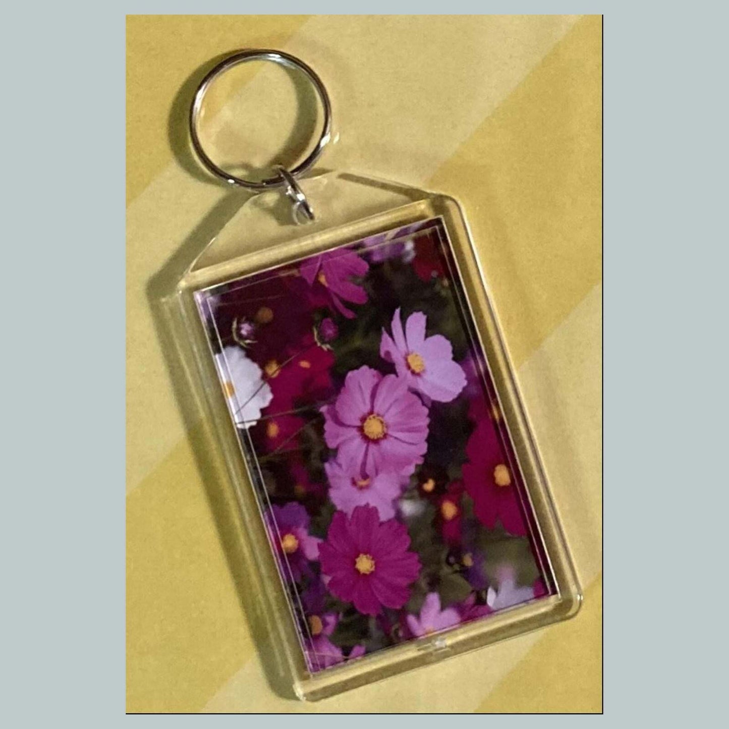 3680 Cosmos Acrylic Keychain | Floral Keychain | Flower Lover Gift MSC KYC