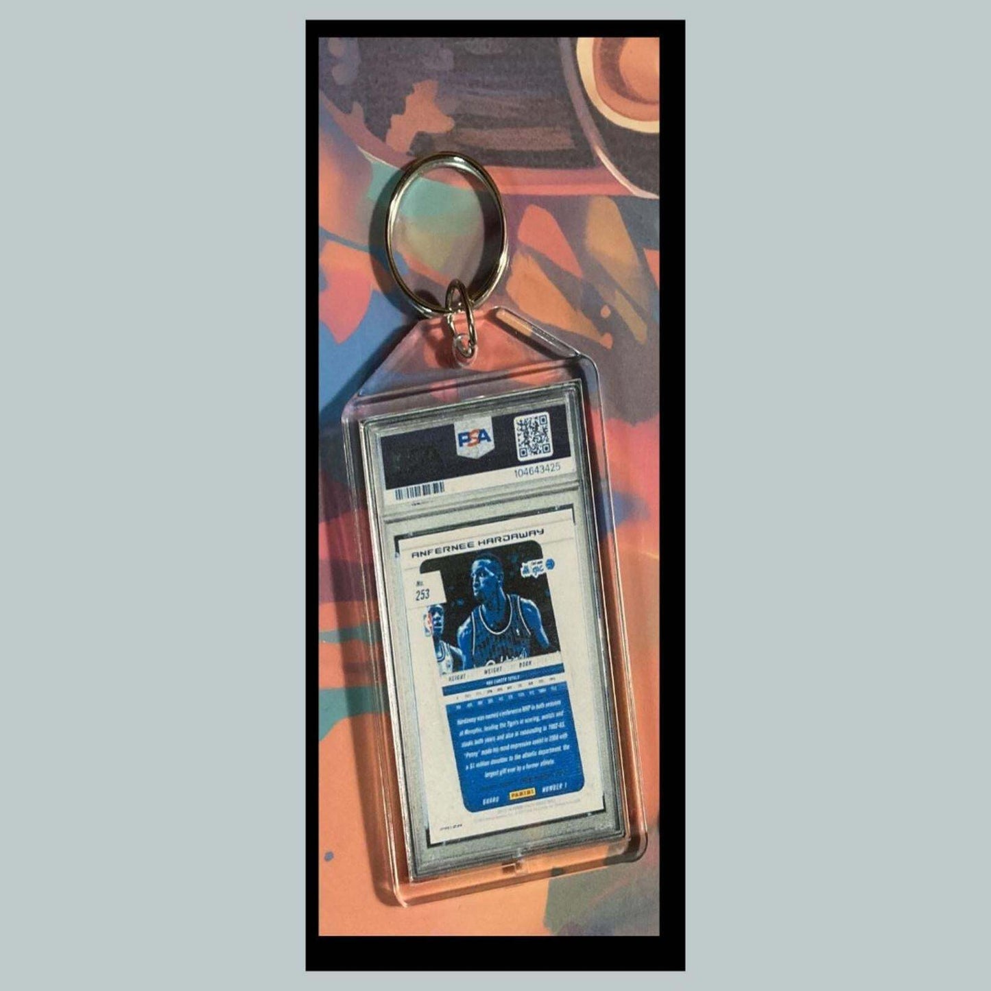 3414 Penny Hardaway 2013 Panini Prizm Green Custom Hand Made Novelty Keychain BKL KYC