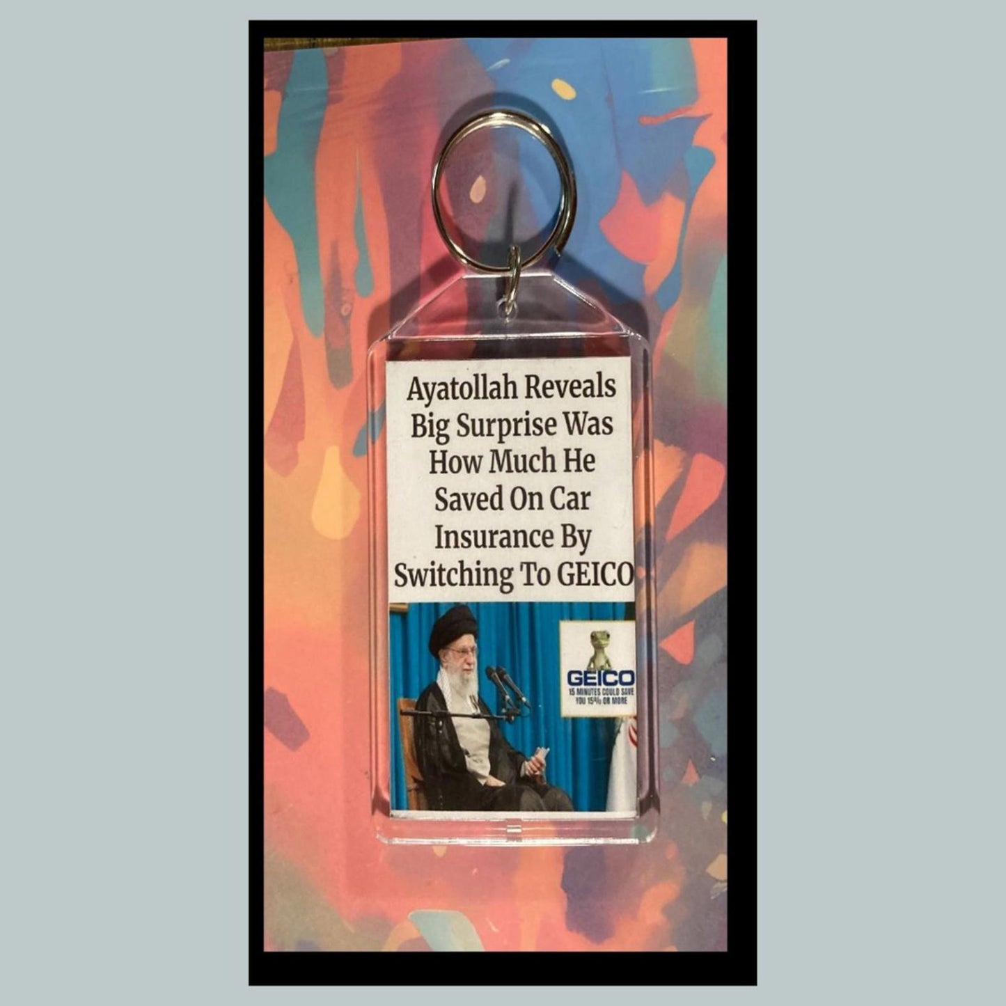 0390 Ayatollah Reveals Surprise Custom Hand Made Keychain-Makes A Great Gift0
