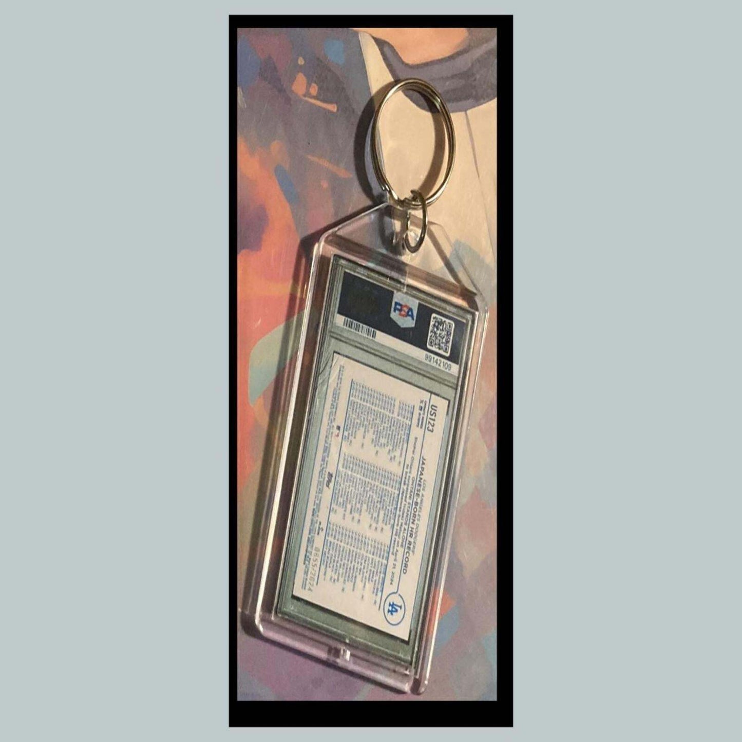 3437 Shohei Ohtani 2024 Update Japanese Born HR Record Gold Custom Made Keychain BBL KYC