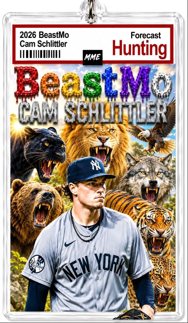 4003 Cam Schlittler Custom Acrylic Photo Keychain 2026 MME Creations BBL KYC