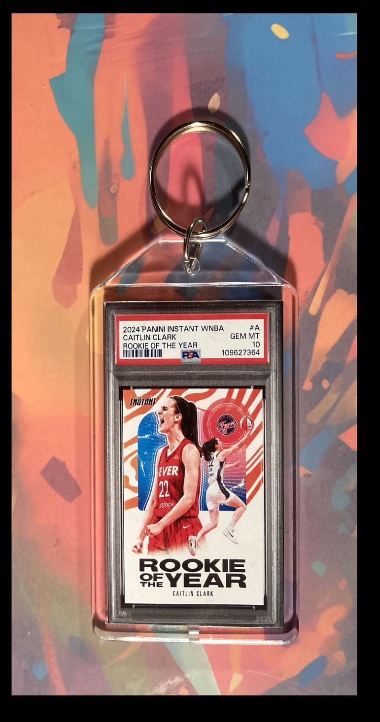 3019 Caitlin Clark 2024 Panini ROY Custom Keychain - A Great Gift BKL KYC