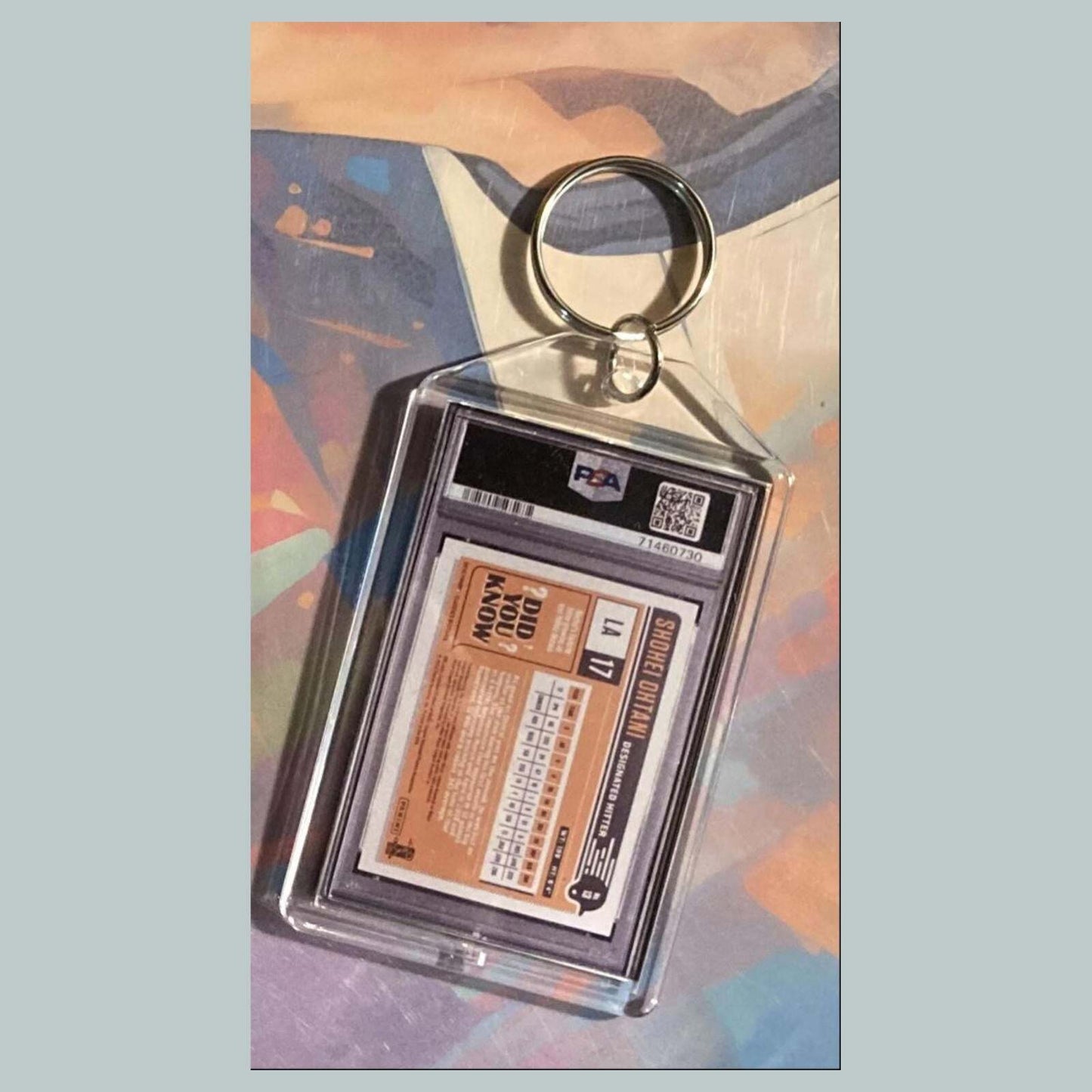 3545 2018 Panini Chronicles Classics Shohei Ohtani Timeless Custom Keychain BBL KYC