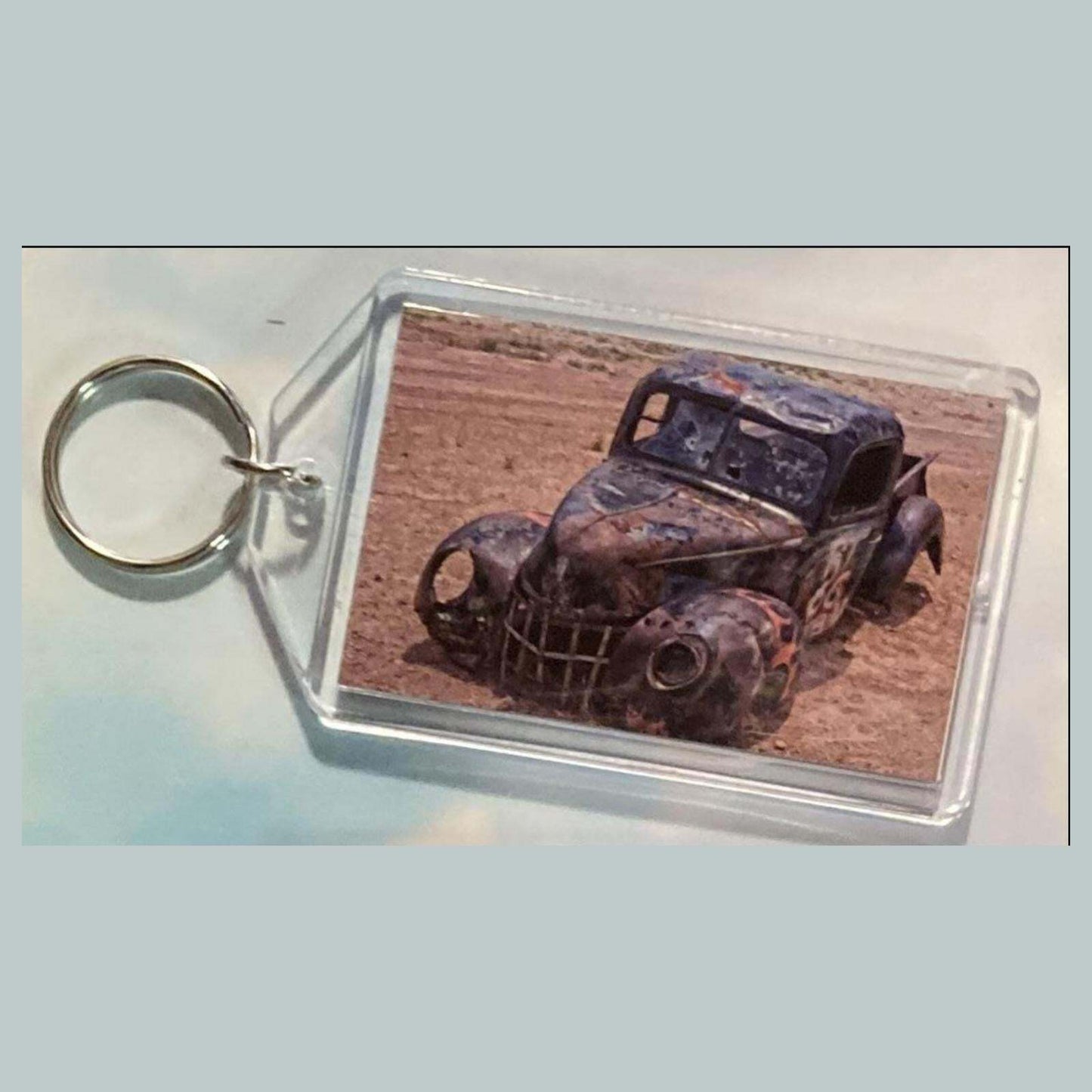 3578 1945 Ford F-150 Broken Down Acrylic Keychain | Vintage Automobile Keychain MSC KYC