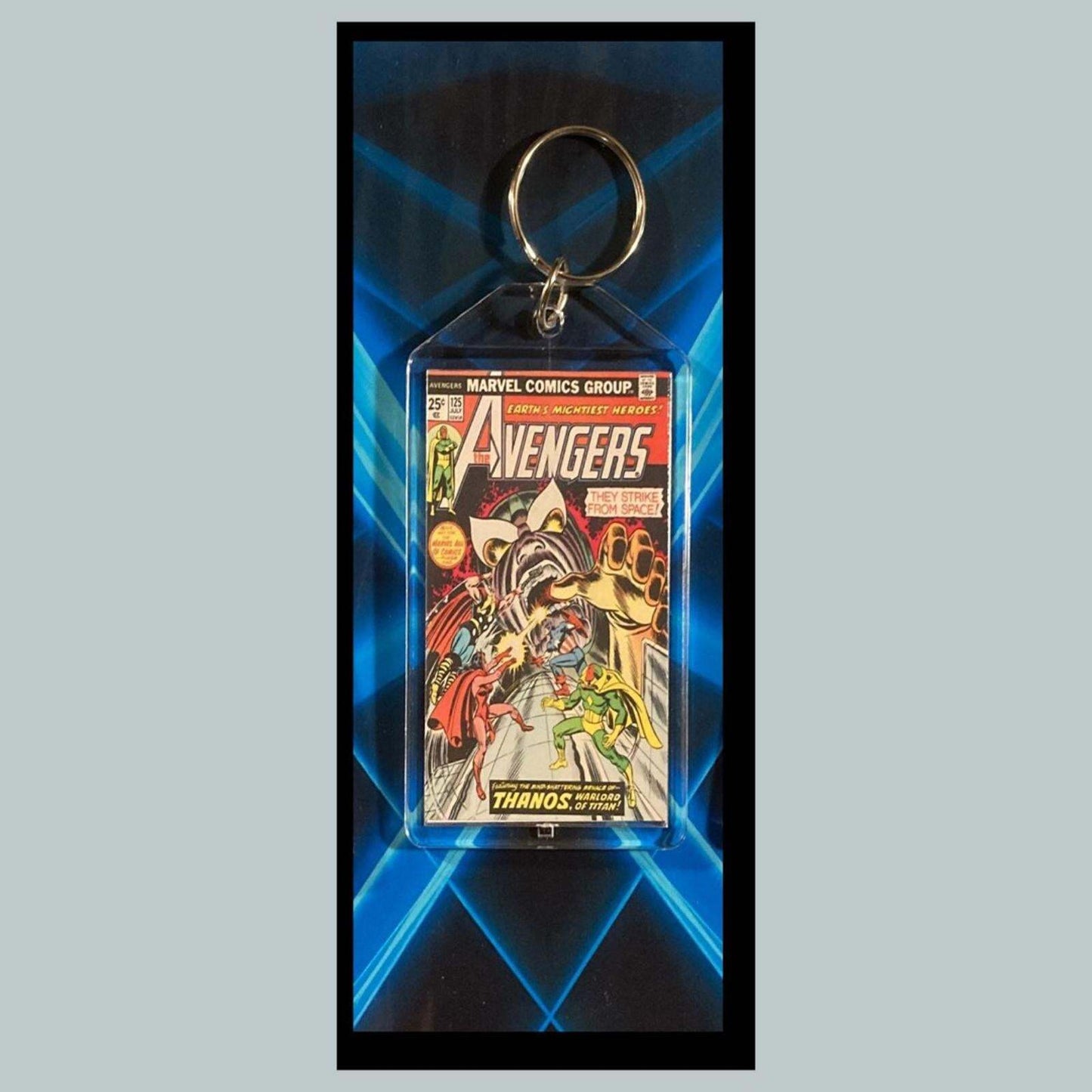 3394 Spider Man Sept 1971 Classic  100th Anniversay Custom Keychain CMC