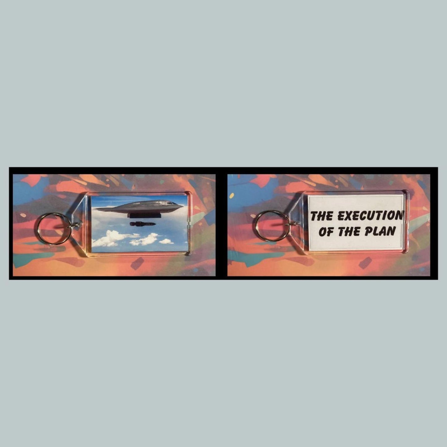 0392 Trump The Execution Of The Plan Custom Hand Made Keychain-Makes Great Gift