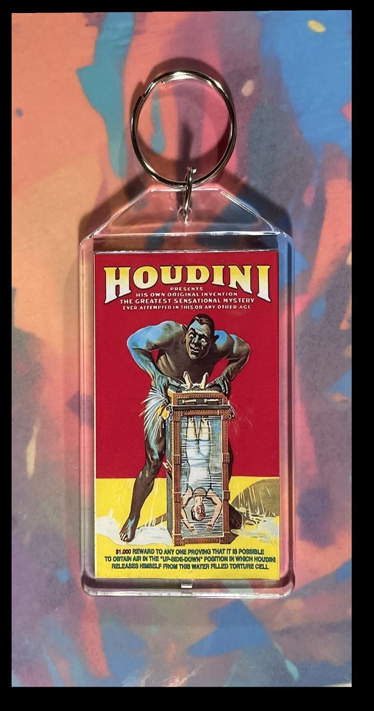 3341 Houdini Custom Hand Made Keychain - Makes A Great Gift KYC MSC