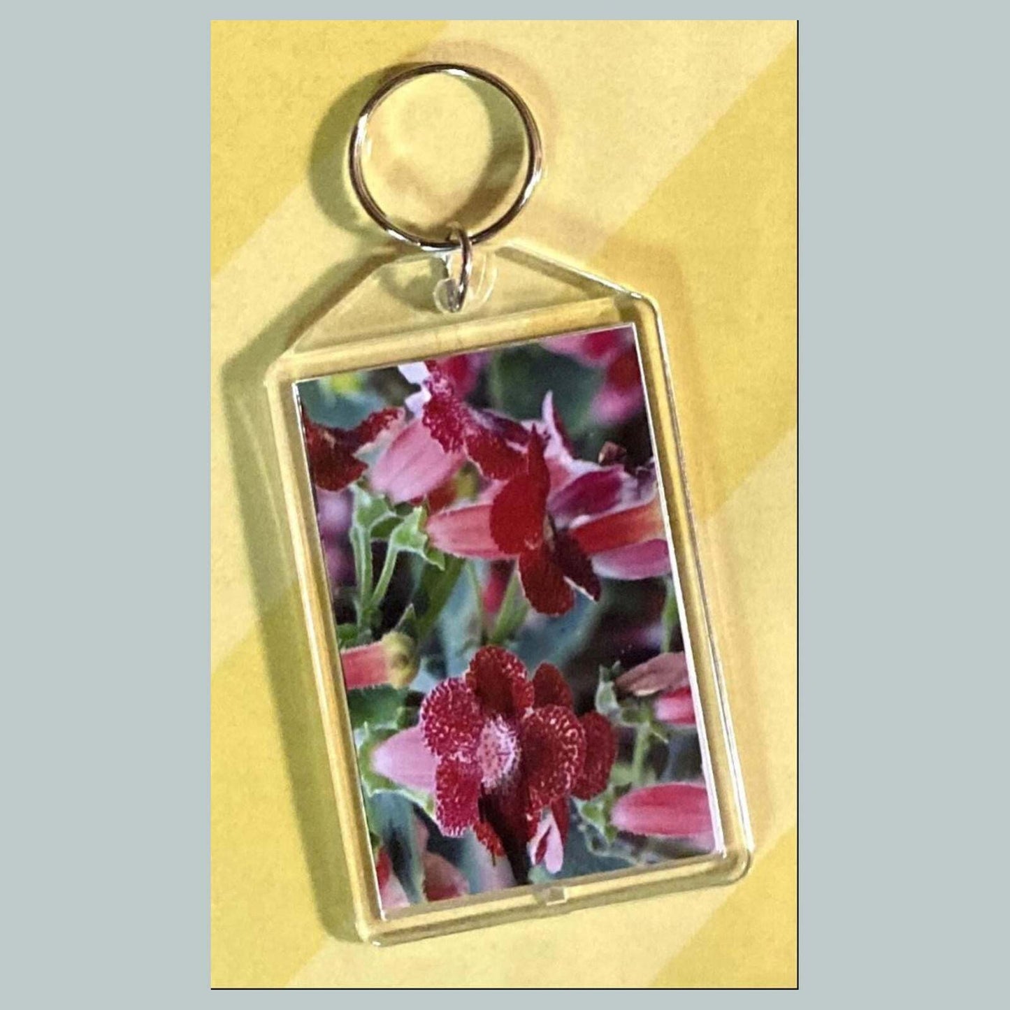3702 Kohleria Acrylic Keychain | Floral Keychain | Flower Lover Gift MSC KYC