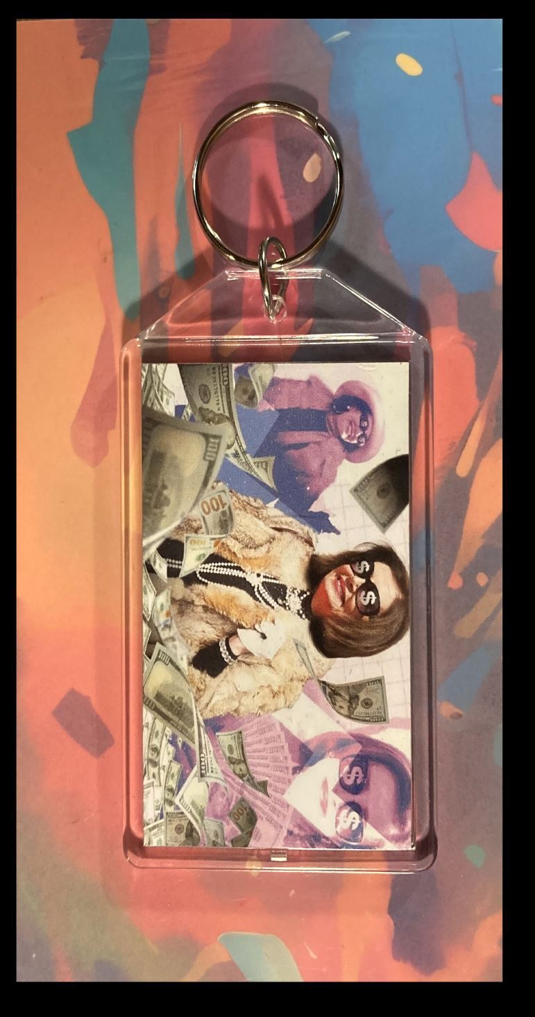 3346 Nancy Pelosi Beats Experts at Stocks! -  Custom Keychain - A Great Gift KYC MSC