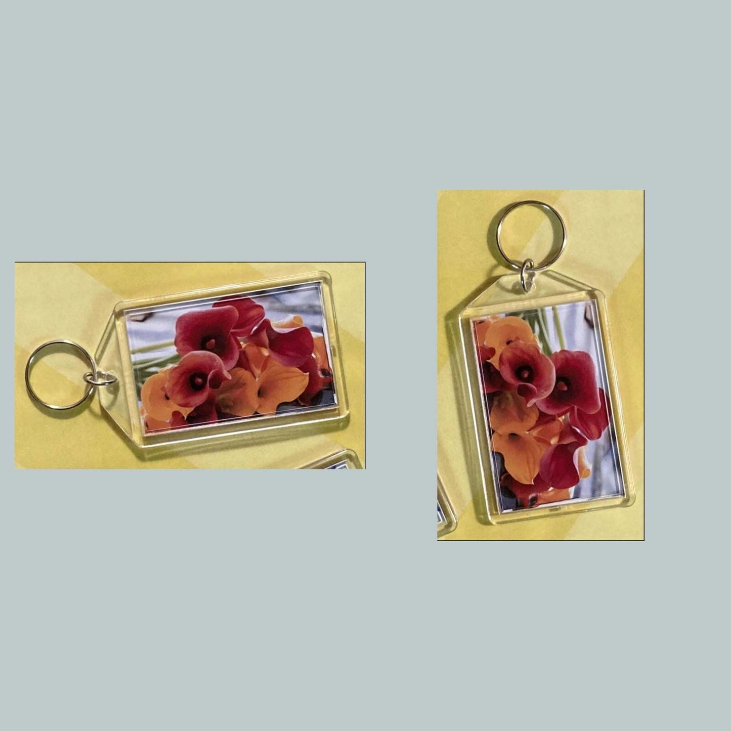 3682 Calla Lily Acrylic Keychain | Floral Keychain | Flower Lover Gift MSC KYC