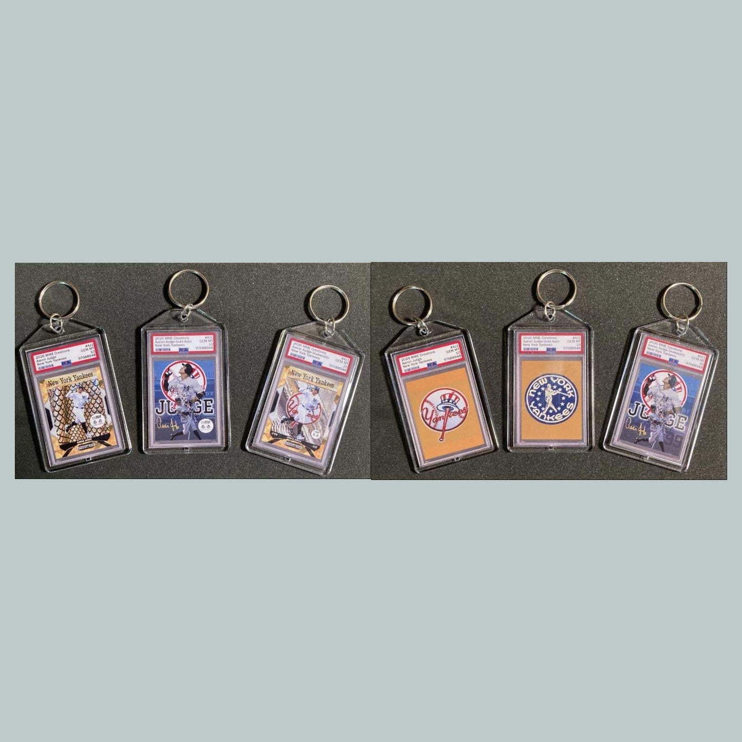 3787B Aaron Judge 3 Pack Bundle-Custom Hand Made Keychains BBL KYC