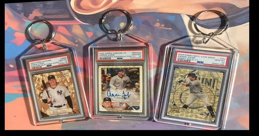 3140B Aaron Judge  3 Pack Bundle 3 Different Custom Novelty Keychains BBL KYC