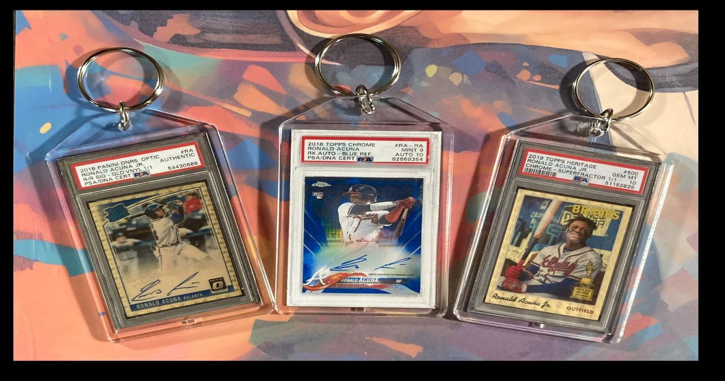 3146B Ronald Acuna Jr 3  Keychains BBL KYC