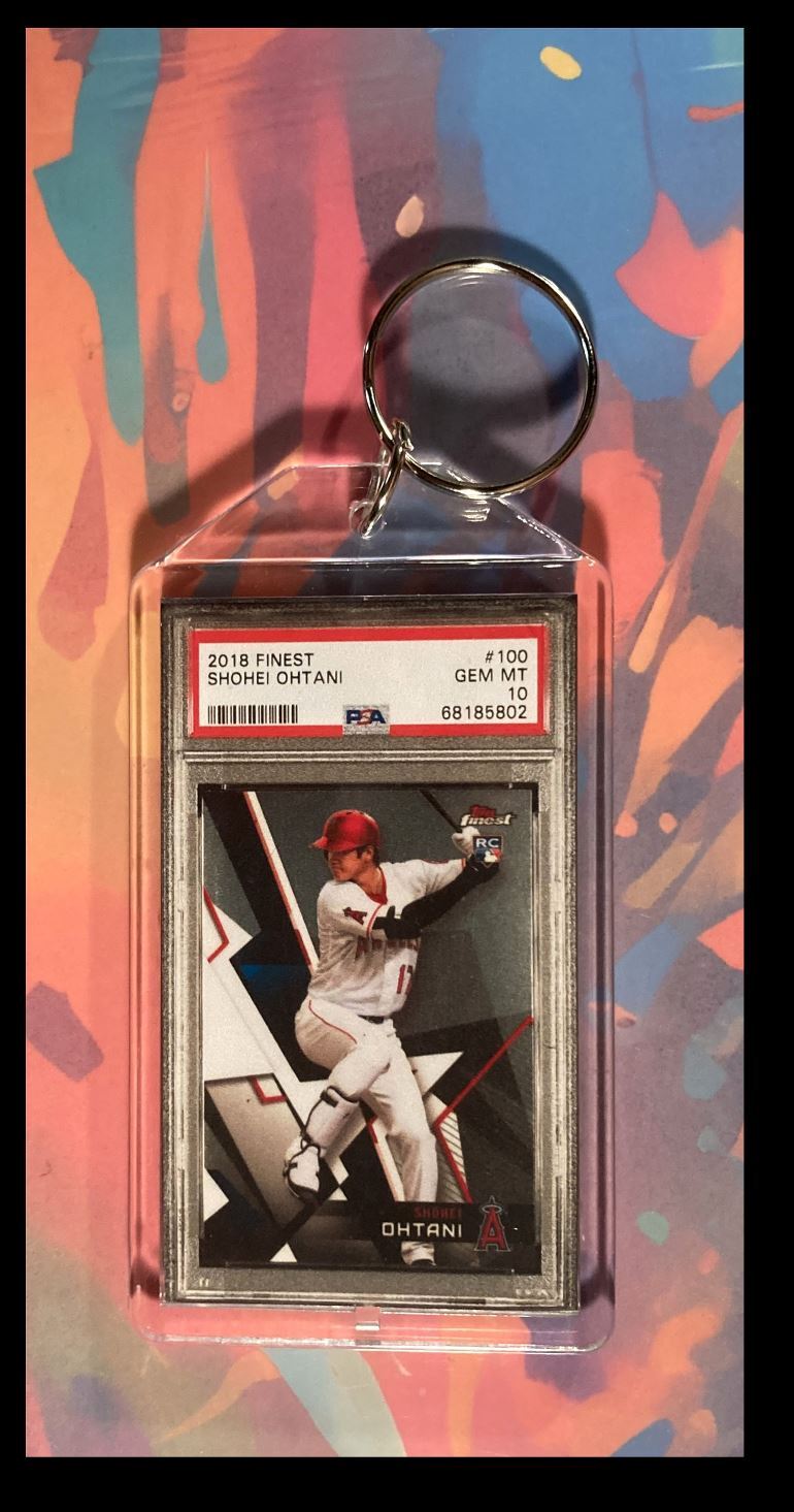 3023 Shohei Ohtani 2018 Topps Finest  Custom Keychain-A Great Gift BBL KYC