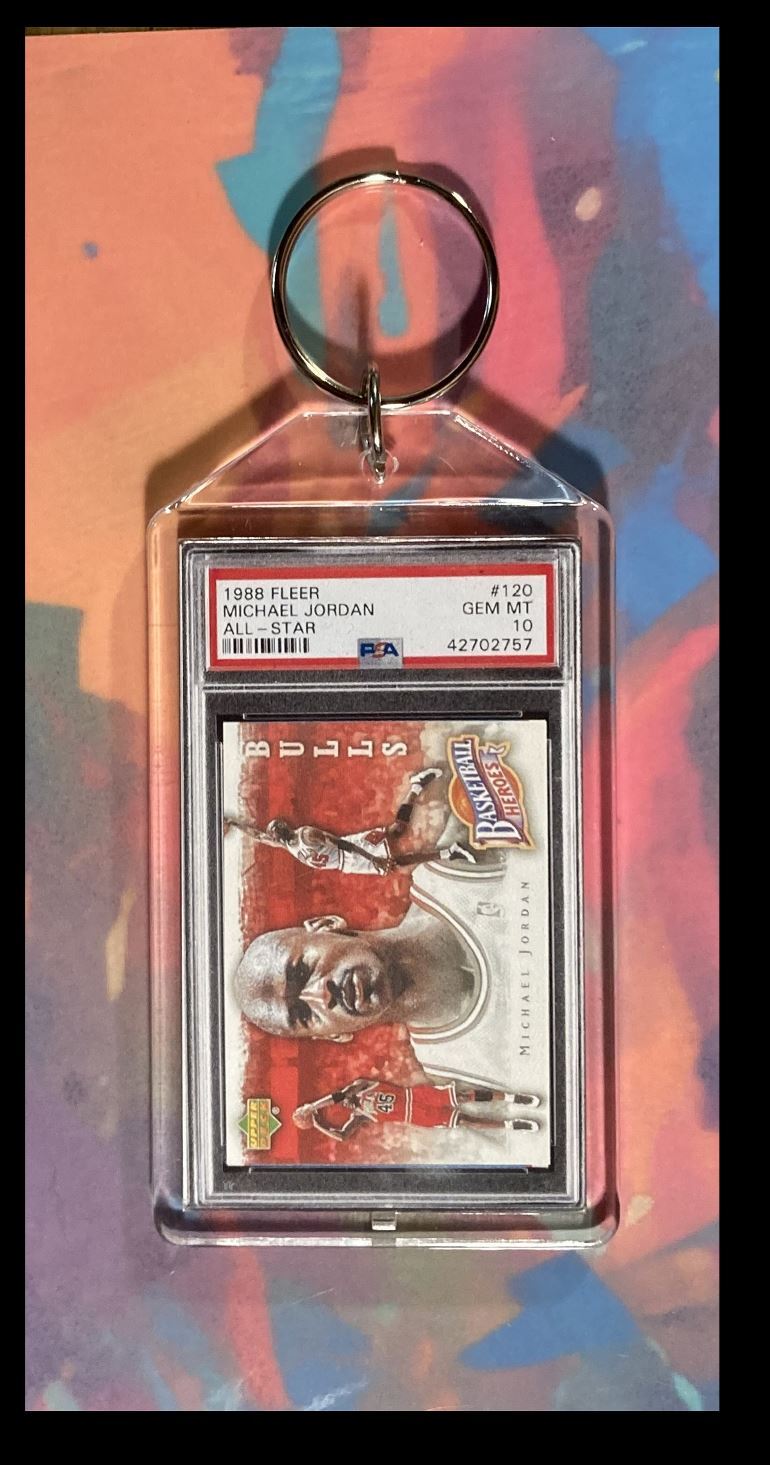 3007 Michael Jordan Fantasy Mockup Custom Keychain - Great Gift BKL KYC